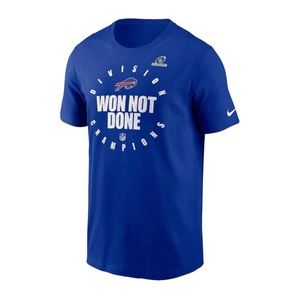 Nike Buffalo Bills Won not Done T-shirt 2020 Afc Championship